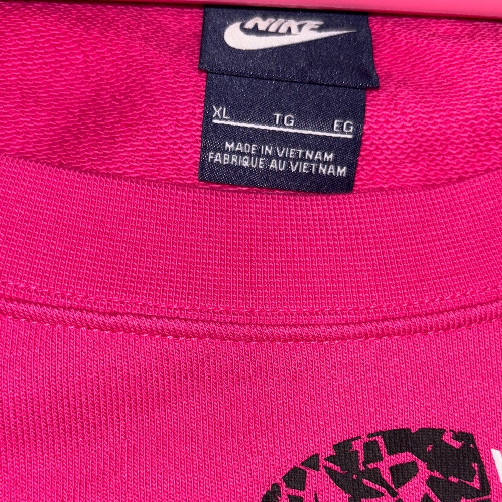 Nike Bold Pink 'Just Do It' Sweatshirt - Picture 2 of 2